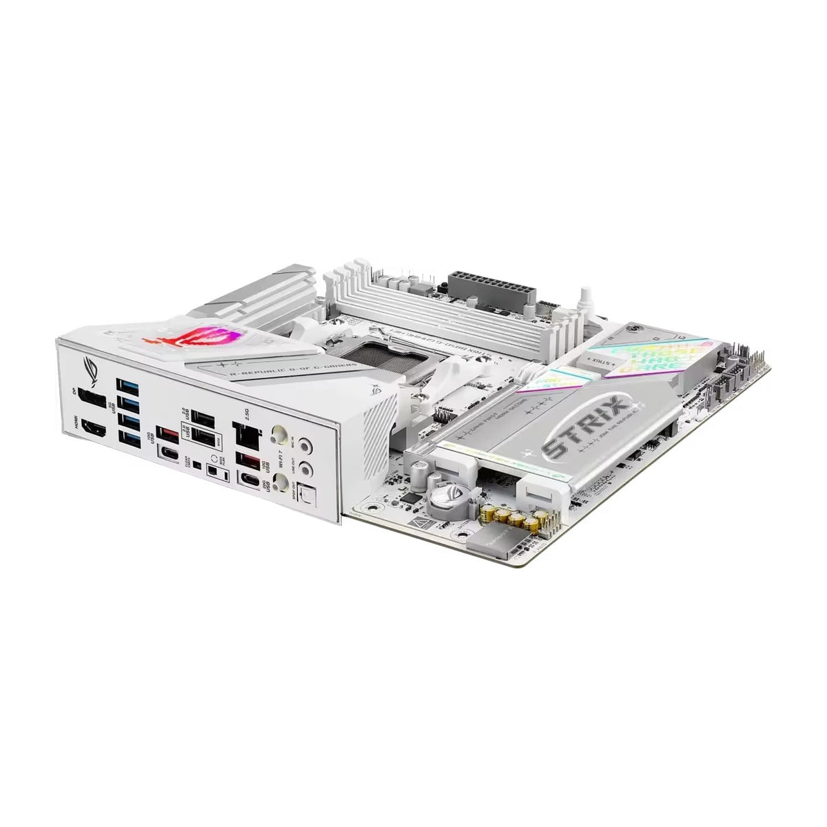 ASUS ROG Strix B850-G DDR5 mATX Motherboard – Wi‑Fi 7 (White)