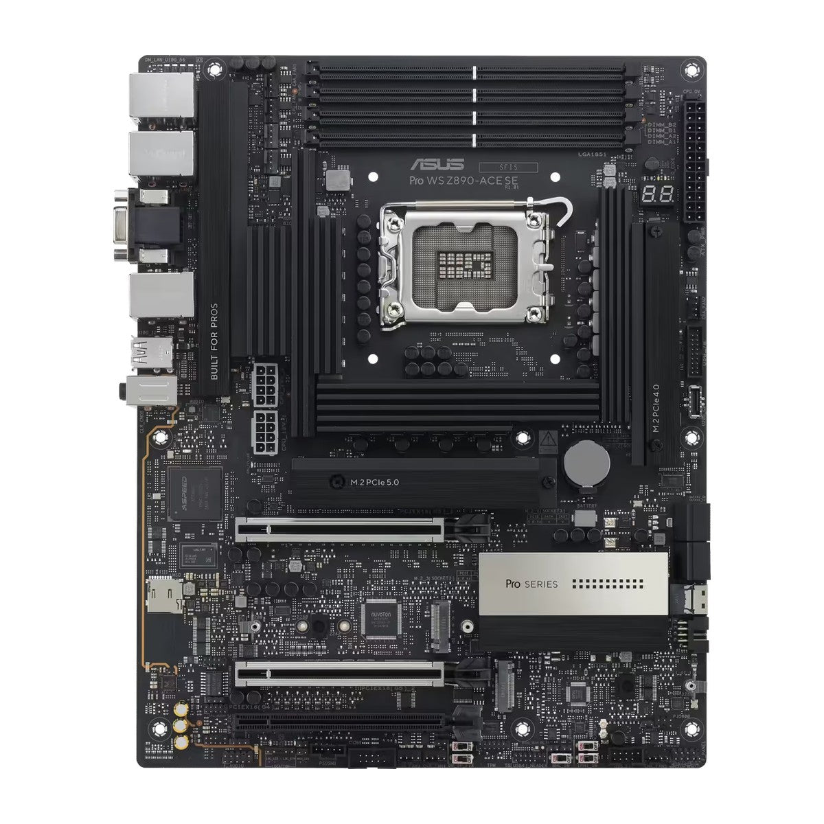 ASUS Pro WS Z890-ACE SE ATX Motherboard — LGA 1851, DDR5, PCIe 5.0
