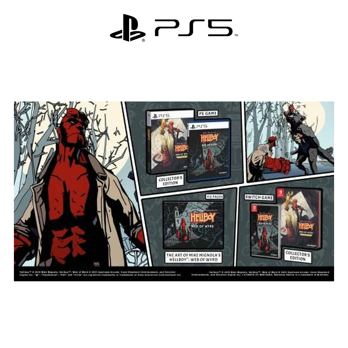 Hellboy: Web of Wyrd - Collector's Edition ( PS5 ) - contents
