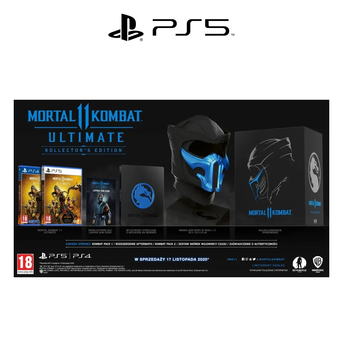 Mortal Kombat 11 - Ultimate Limited Edition ( PS5 ) - contents