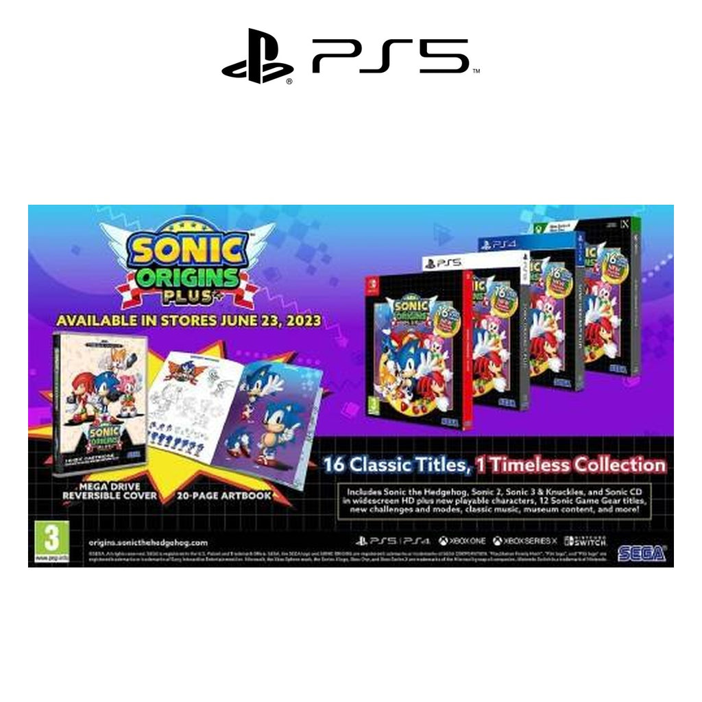 Sonic Origins Plus - Limited Edition ( PS5 ) - contents