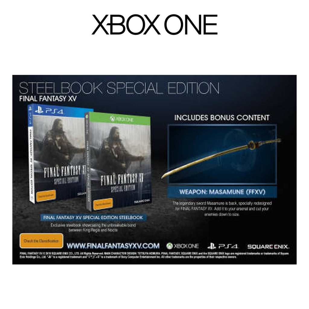 Final Fantasy XV - Special Edition ( Xbox One ) - contents
