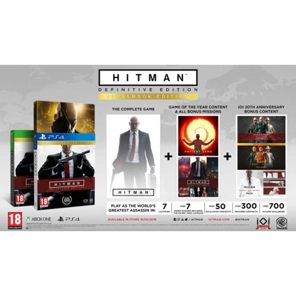 Hitman: Definitive Steelbook Edition (2016) (Xbox One)